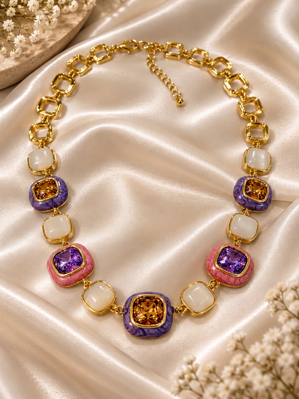 Enchante Multicolor Zirconia Necklace