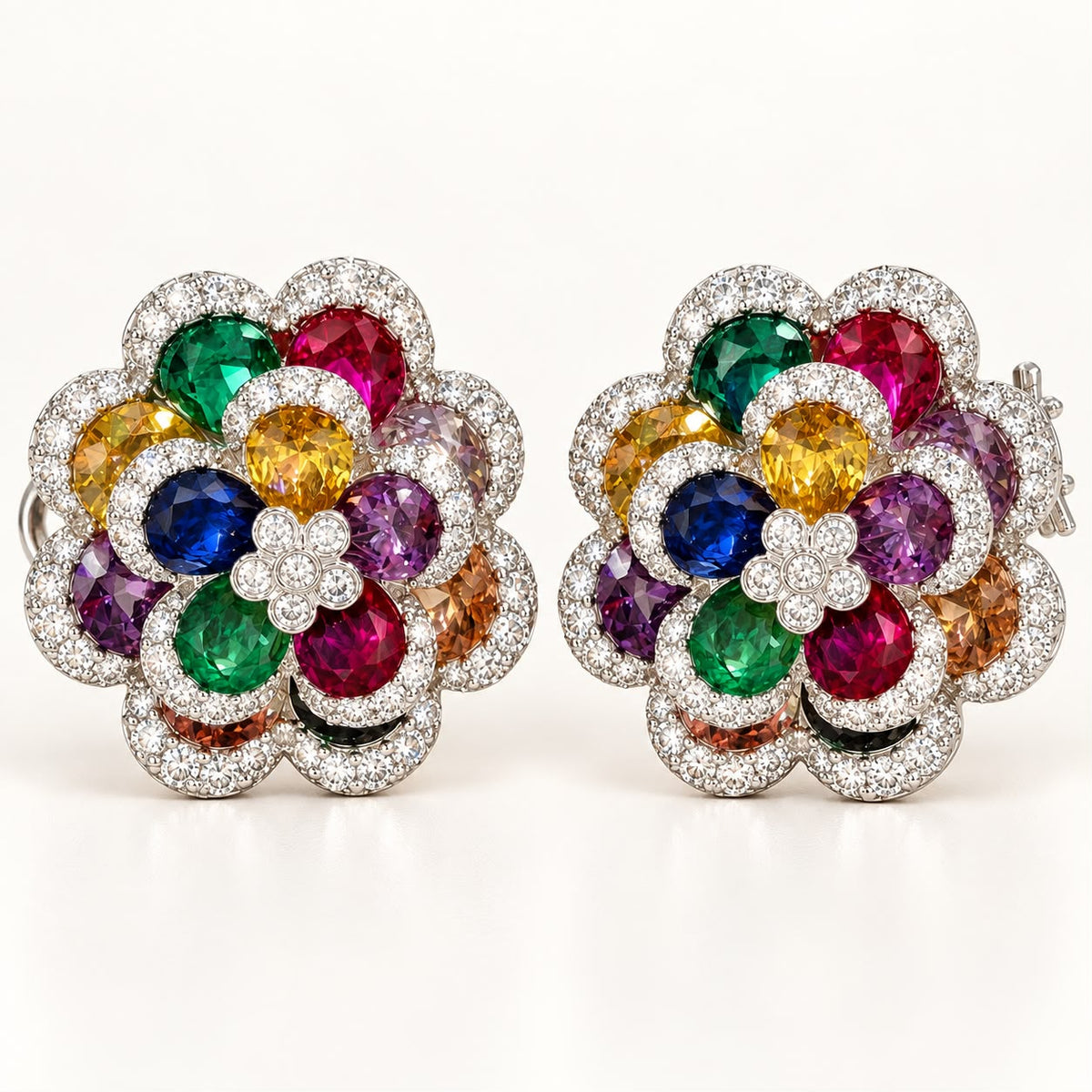 Swarovski Diamond Stud Earrings