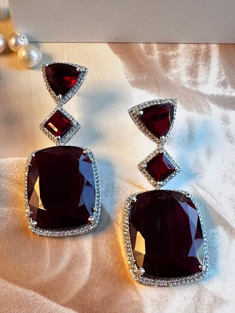 Isra Ruby Statement Danglers