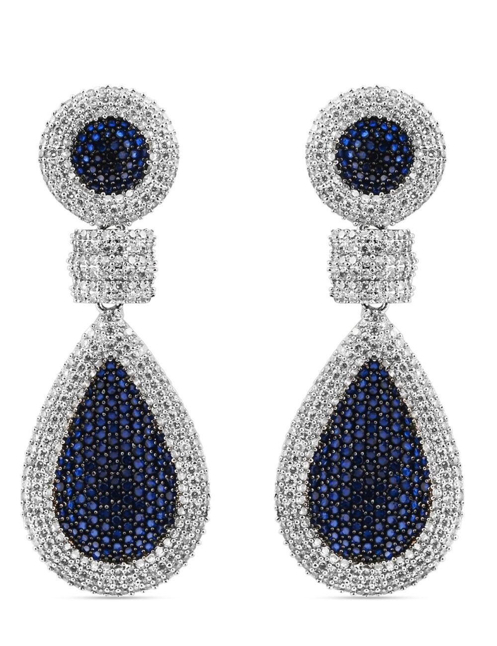 Zehra Sapphire Danglers - Image 4