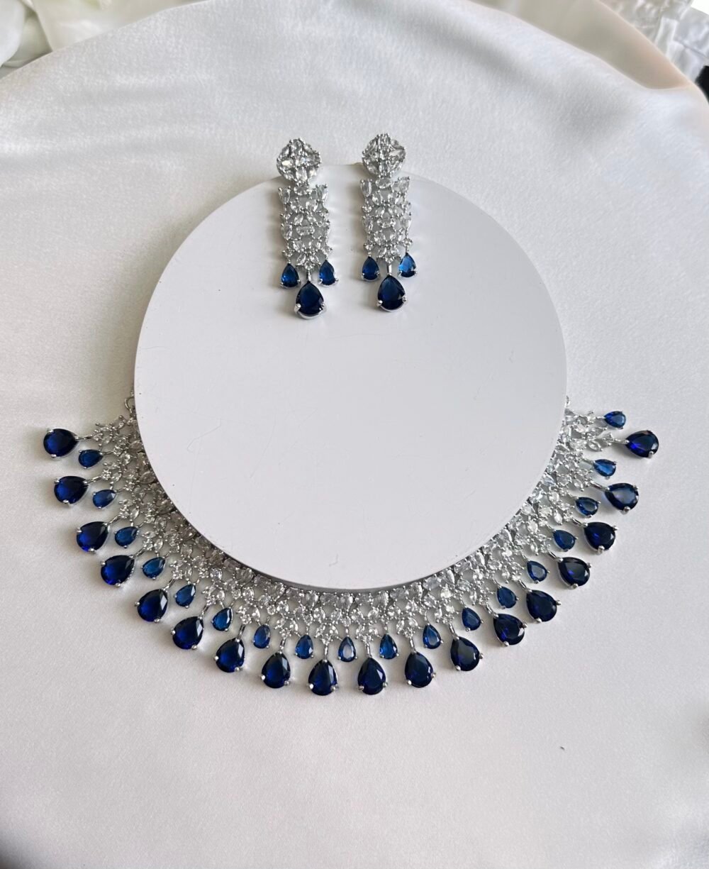 Kayani Sapphire Necklace Set