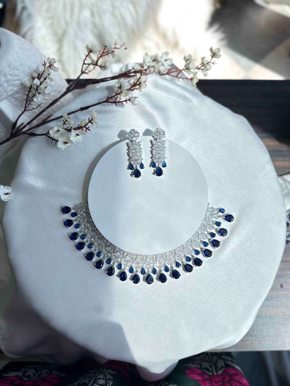 Kayani Sapphire Necklace Set - Image 4